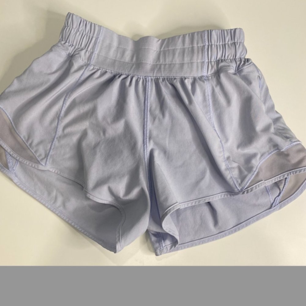 Light Blue 2.5 inch seam lululemon shorts